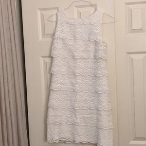 WHBM tiered lace dress